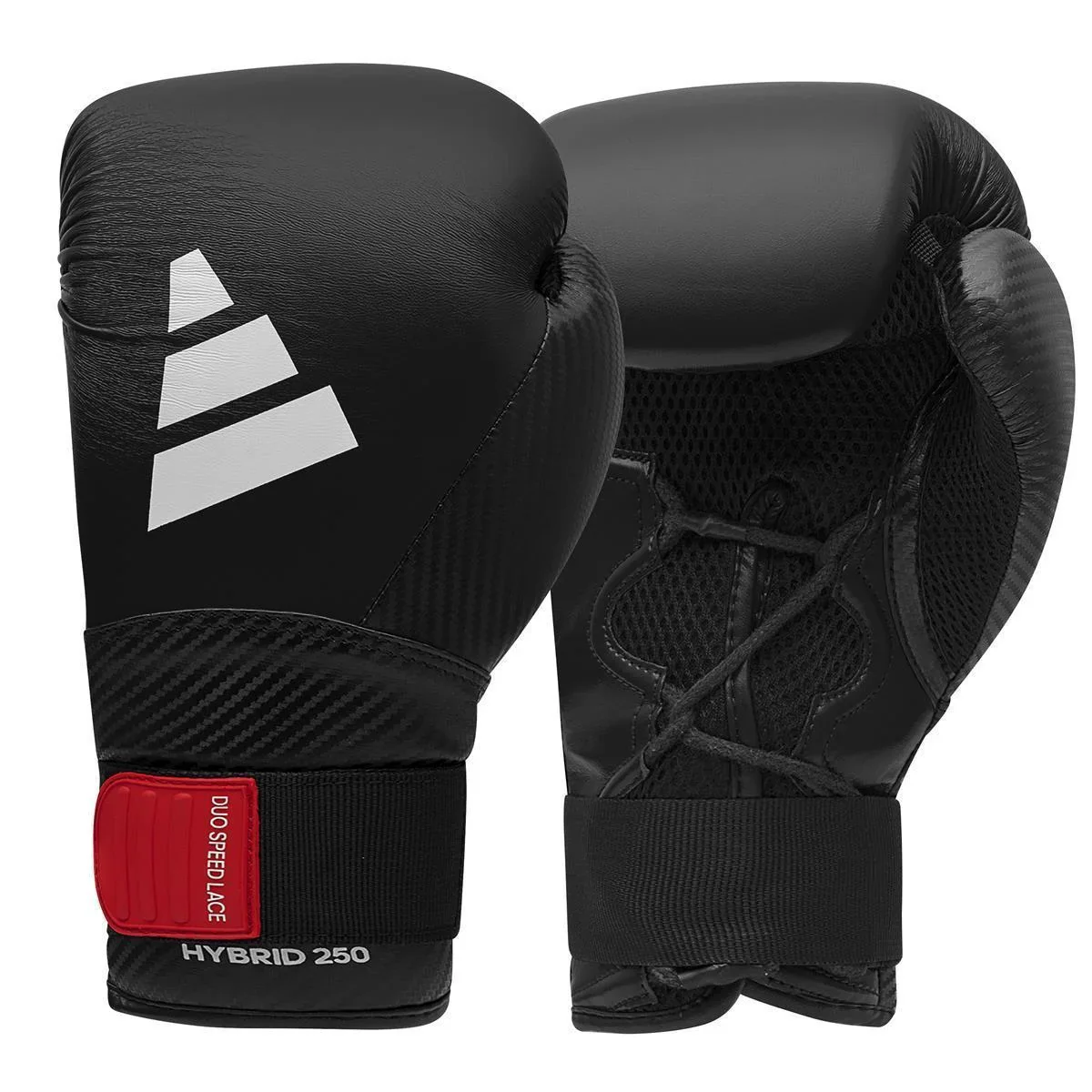 Adidas Bokshandschoenen Hybrid 250 Duo Lace Zwart