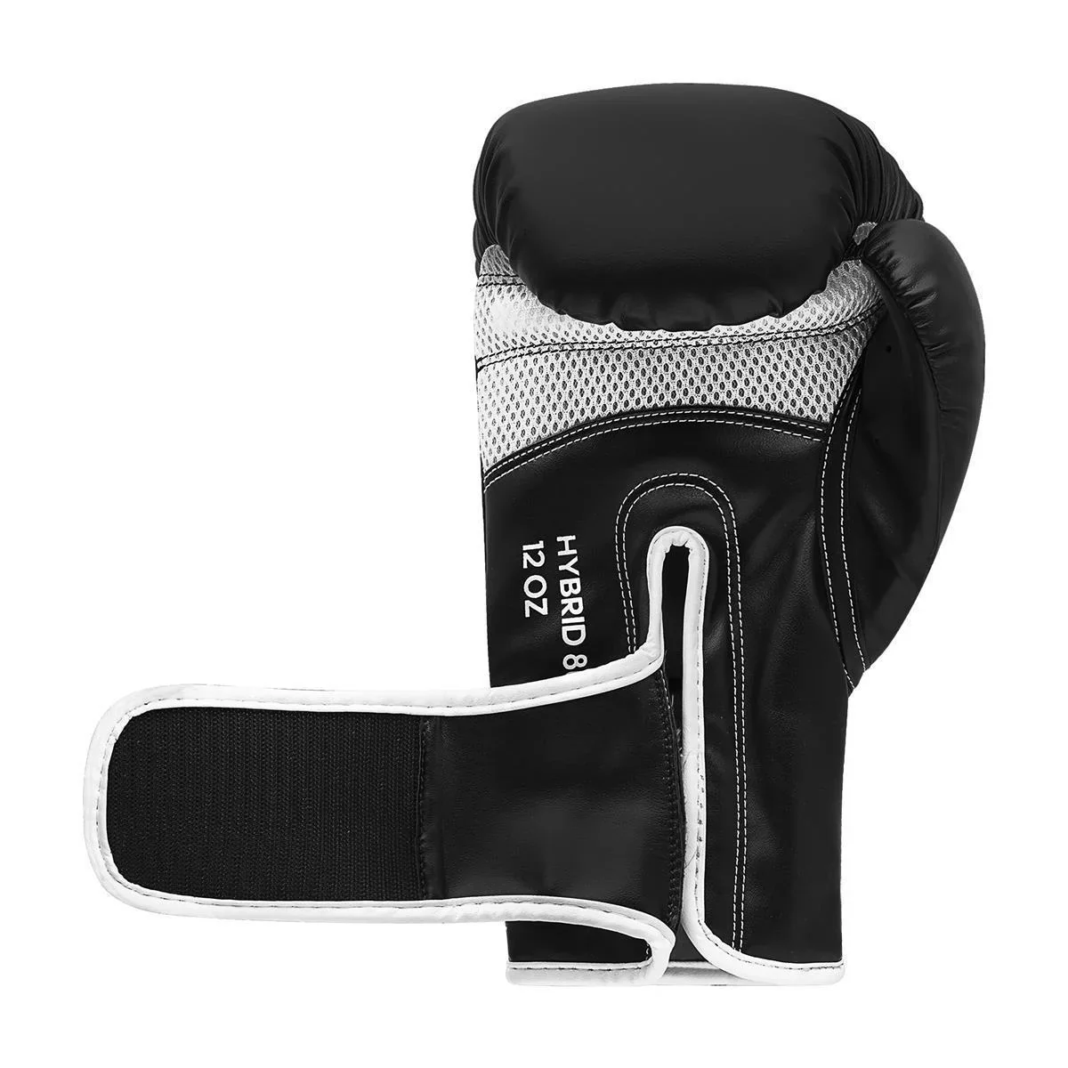 Adidas Bokshandschoenen Hybrid 80 Zwart/Wit - Image 6