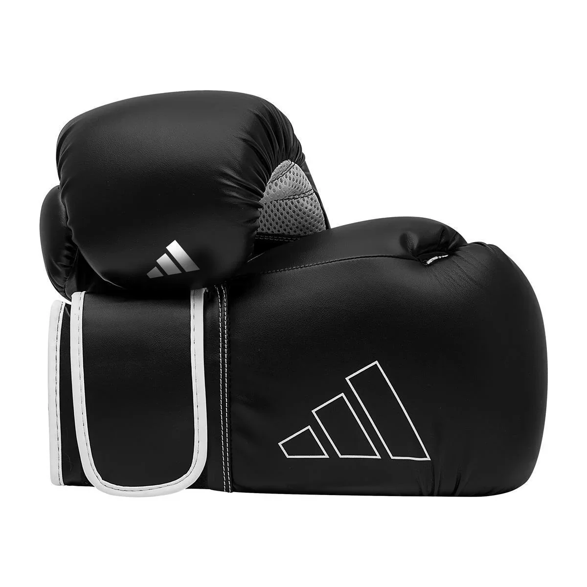 Adidas Bokshandschoenen Hybrid 80 Zwart/Wit - Image 9