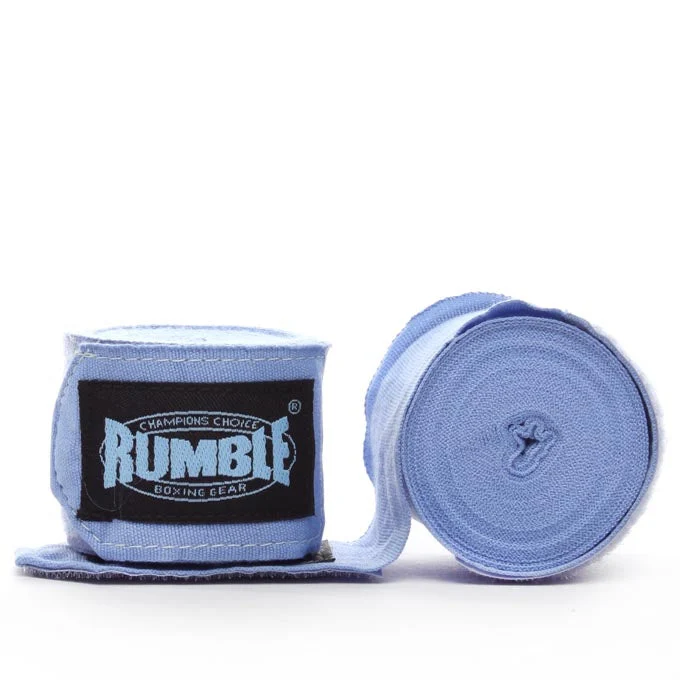 Rumble Bandage Boksen 3 Paar - 4 Meter - Zwart/Roze/Baby Blauw - Image 4