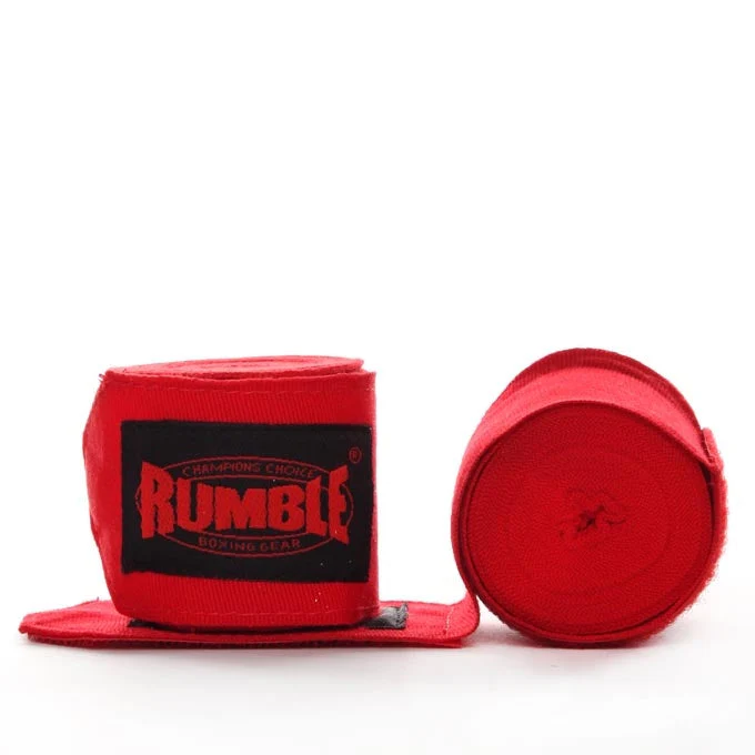 Rumble Bandage Boksen 3 Paar - 4 Meter - Oranje/Rood/Geel - Image 3
