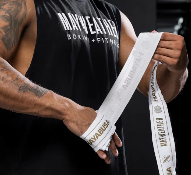 Hayabusa Bandage Mayweather Stretch Wit/Goud - Image 5