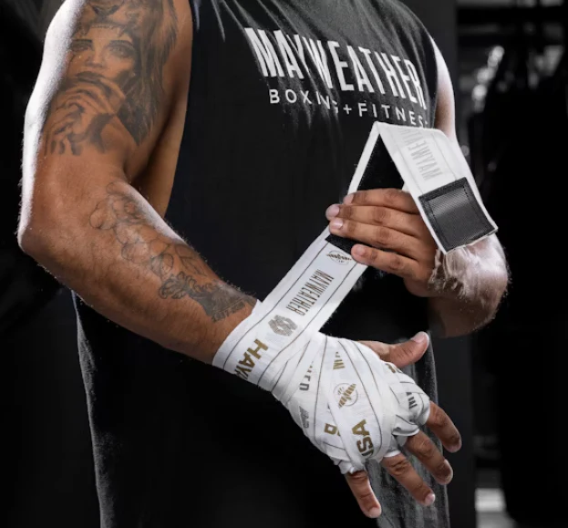 Hayabusa Bandage Mayweather Stretch Wit/Goud - Image 6
