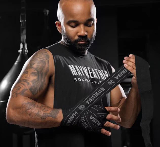 Hayabusa Bandage Mayweather Stretch Zwart/Grijs - Image 5