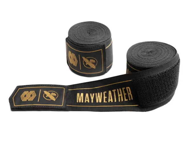 Hayabusa Bandage Mayweather Stretch Zwart/Goud - Image 3