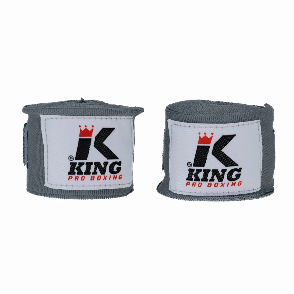 King Pro Boxing Bandage BPC Grijs