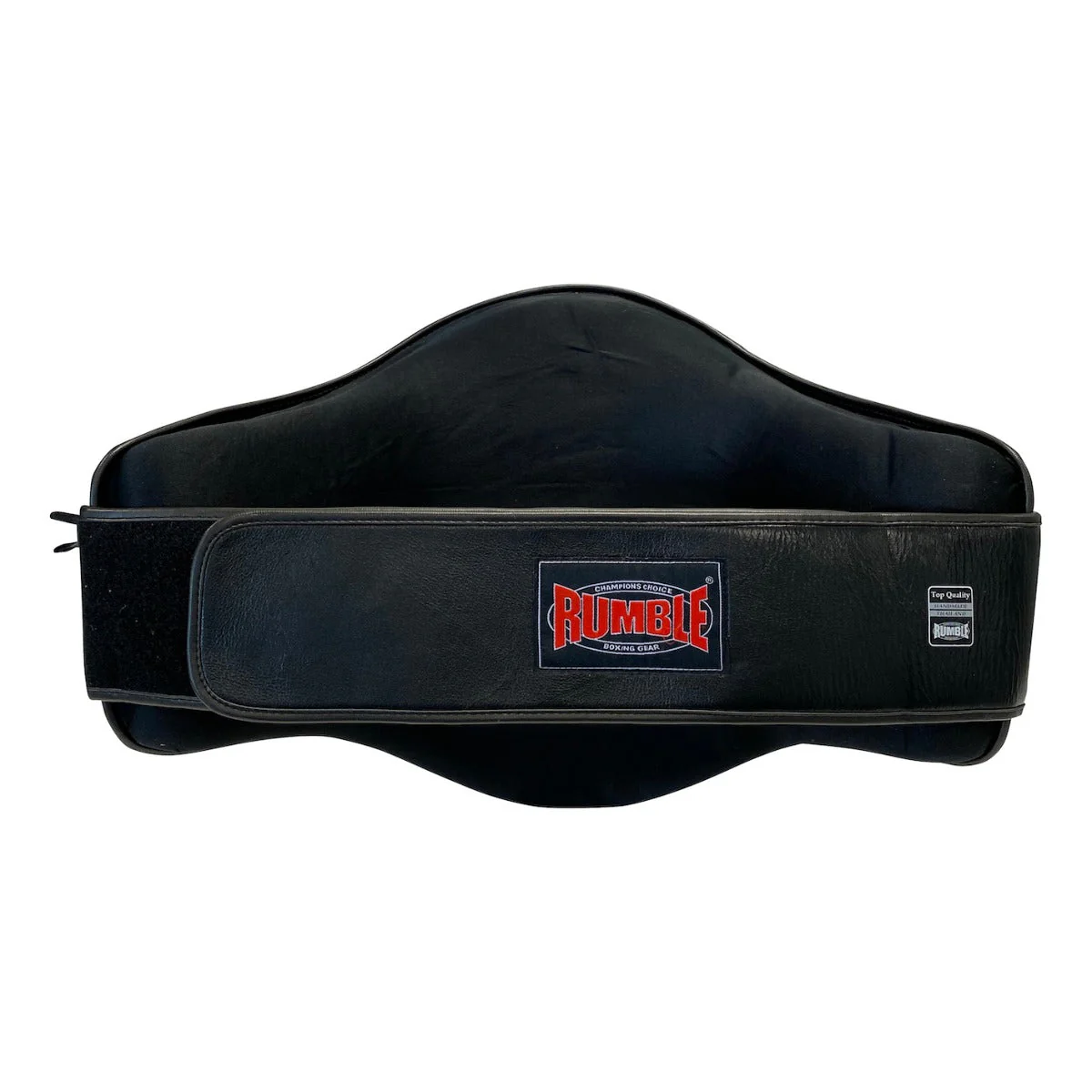 Rumble Belly Belt Buikbeschermer Leer Special Prof 3.0 Zwart/Rood - Image 3