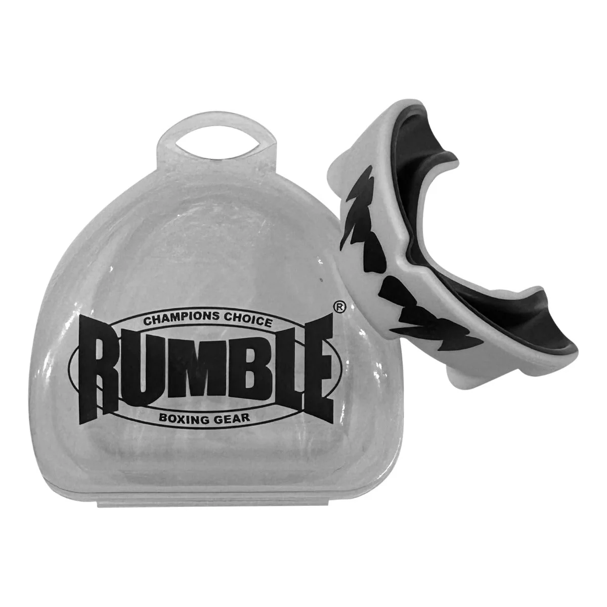 Rumble Bitje Special met Gel Fang Wit-Zwart
