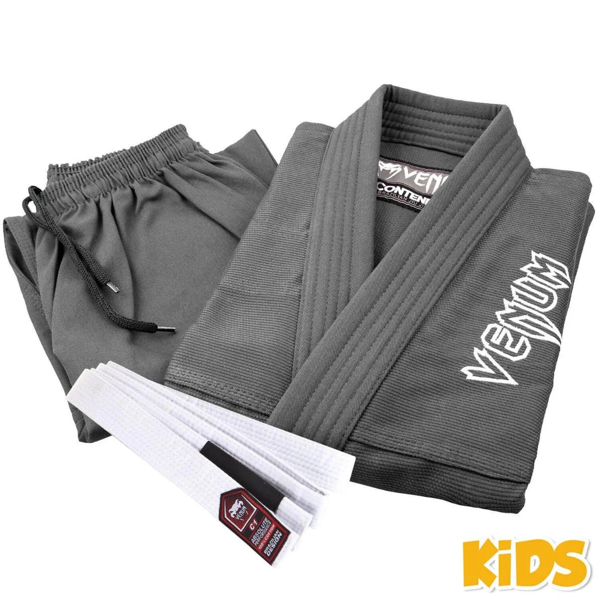 Venum BJJ GI Contender Kids Grijs - Image 3