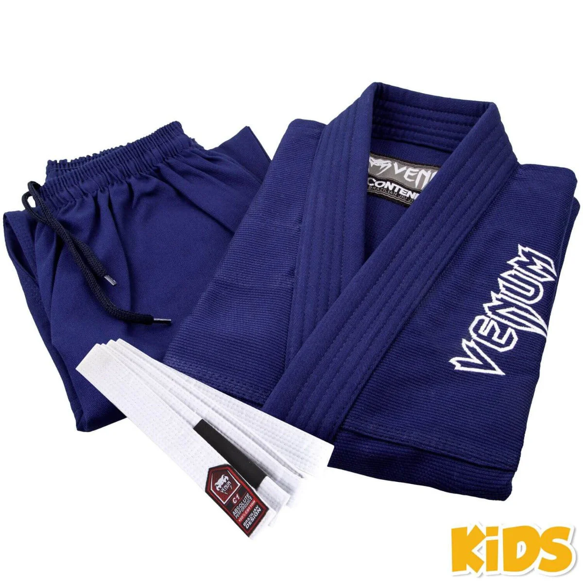 Venum BJJ GI Contender Kids Marineblauw - Image 10