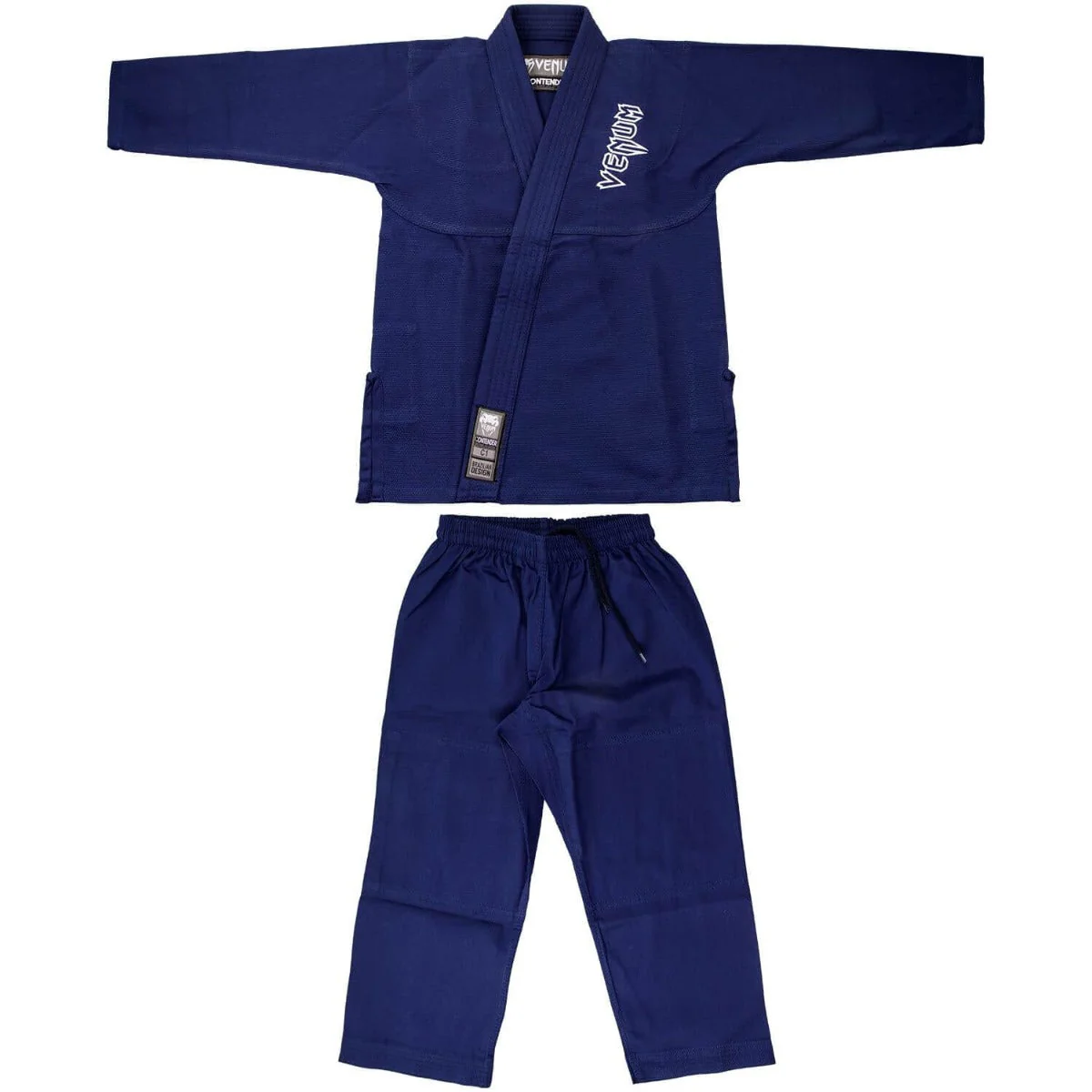 Venum BJJ GI Contender Kids Marineblauw - Image 3