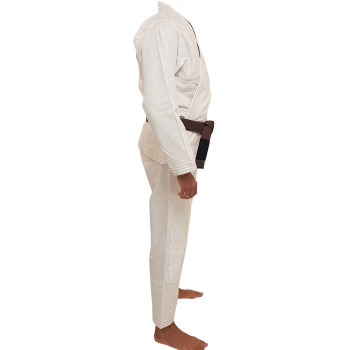BJJ JIU JITSU Gi PRO SHIELD WHITE BOOSTER - Image 4