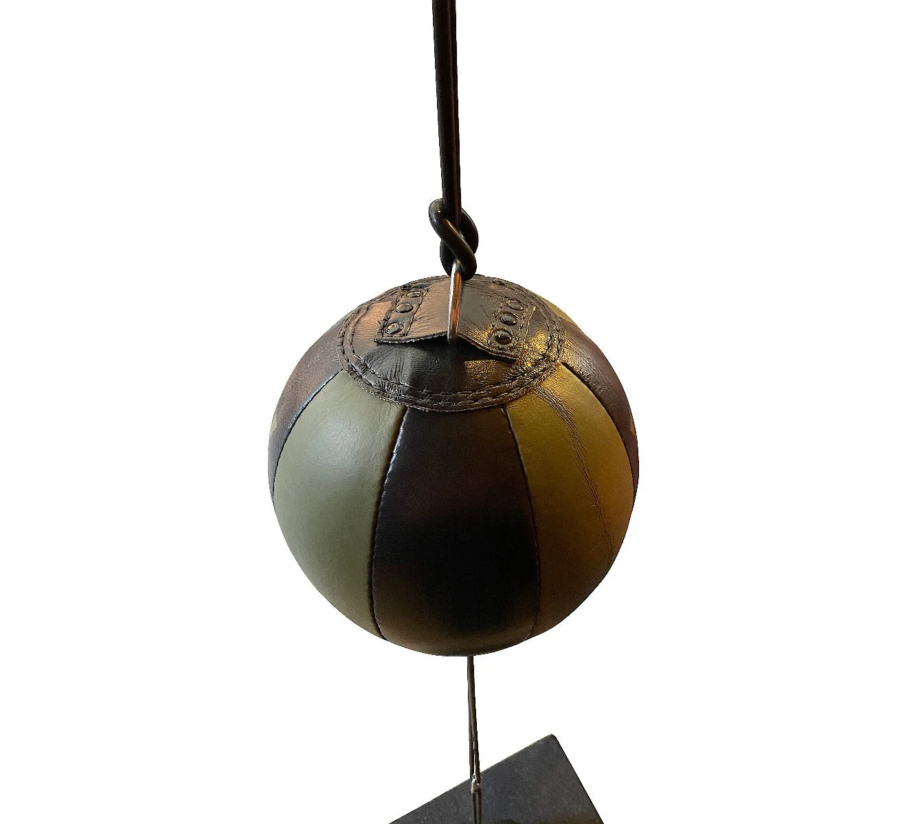 Rumble Boksbal Zwart/Groen Double End Ball leer Metal Ring - Image 3