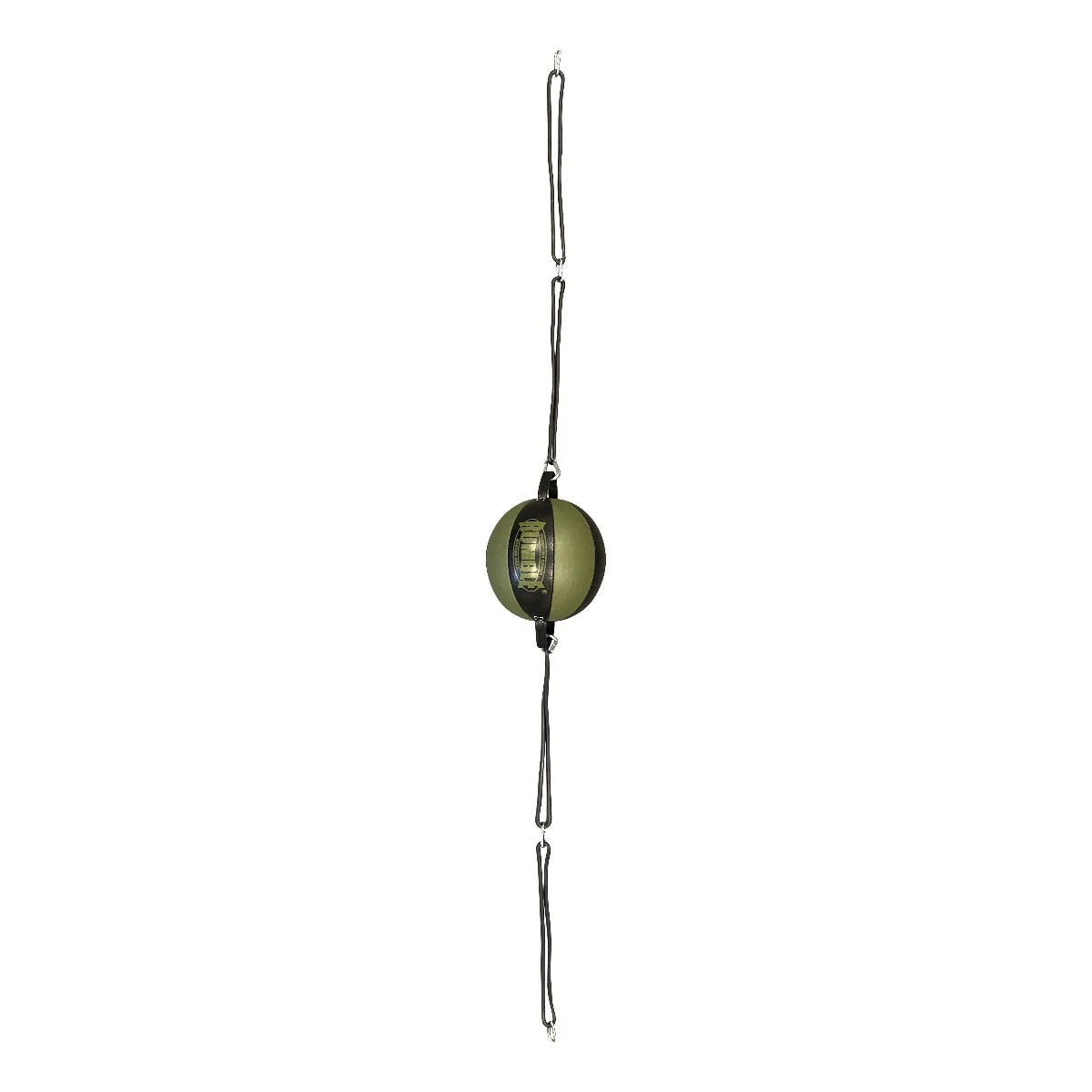 Rumble Boksbal Zwart/Groen Double End Ball leer Metal Ring - Image 4