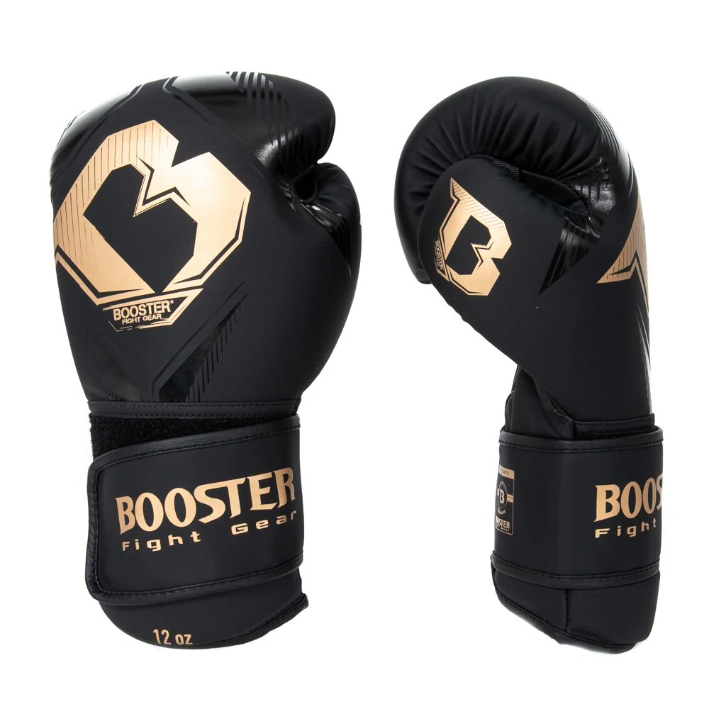 Booster Bokshandschoenen Bangkok Series 1 Zwart/Goud