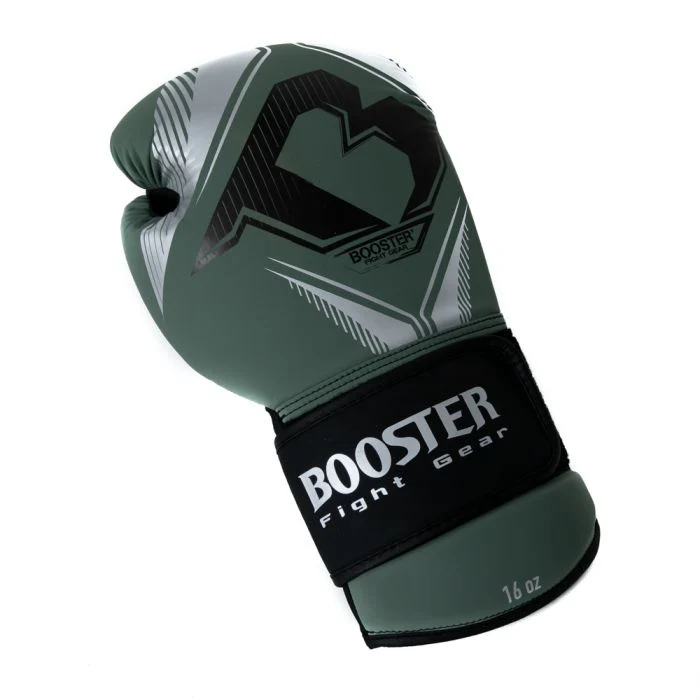 Booster Bokshandschoenen Bangkok Series 3 Khaki/Zwart/Zilver - Image 3