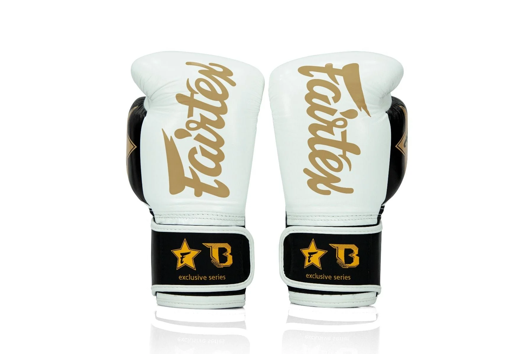 Fairtex Booster Bokshandschoenen BG V2 Wit/Zwart/Goud - Image 3