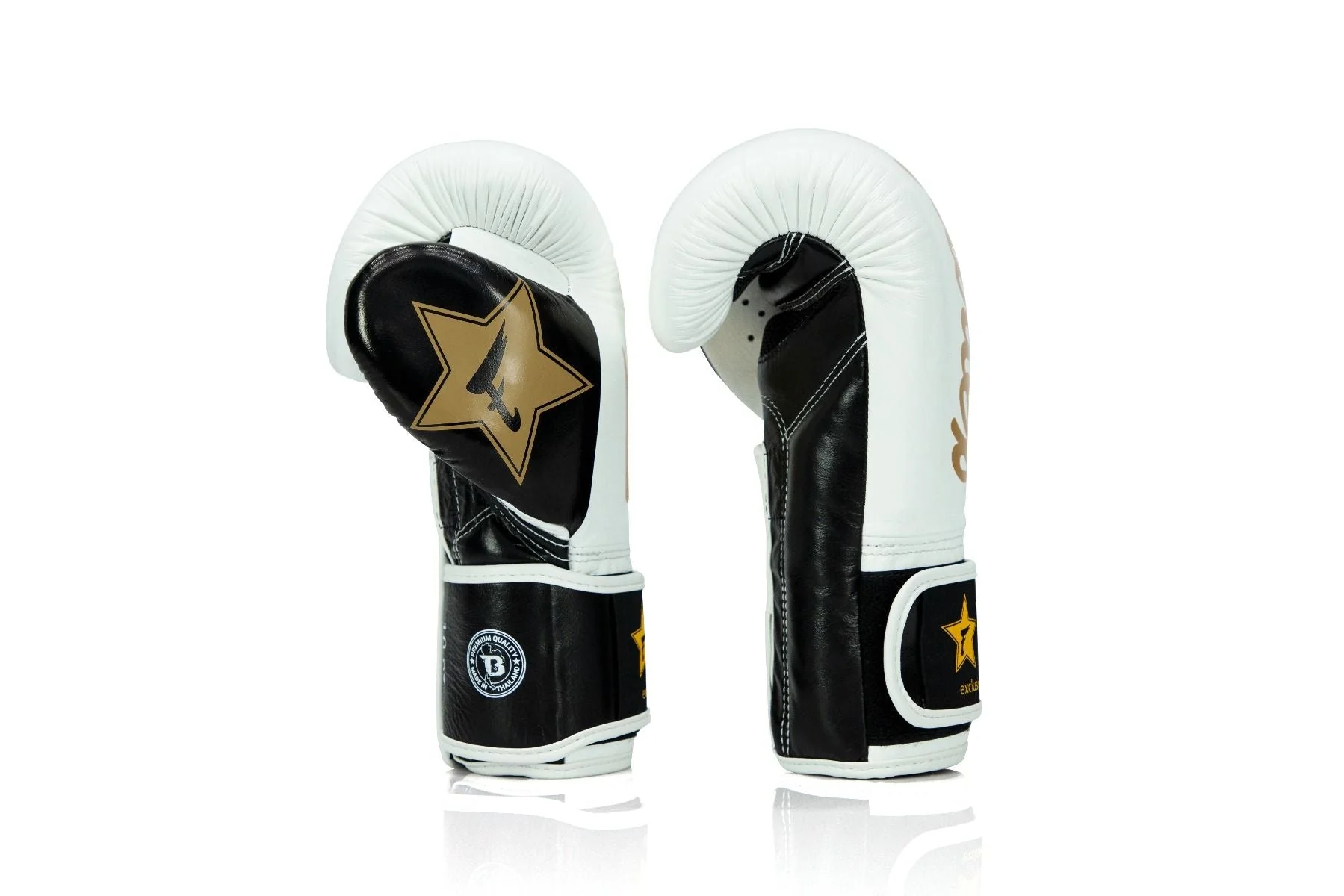 Fairtex Booster Bokshandschoenen BG V2 Wit/Zwart/Goud - Image 4