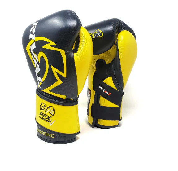 Rival Bokshandschoenen RFX-Guerrero Sparring P4P Edition Zwart/Geel - Image 3