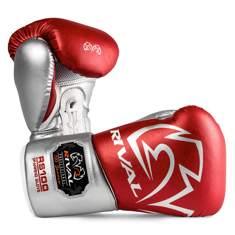 Rival Bokshandschoenen RS100 Professional Rood/Zilver