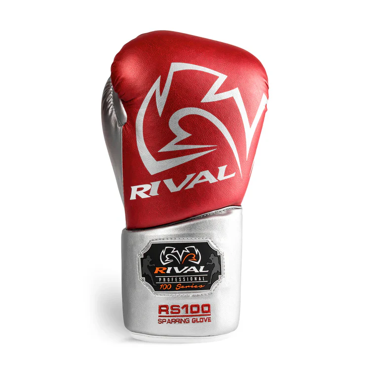 Rival Bokshandschoenen RS100 Professional Rood/Zilver - Image 3