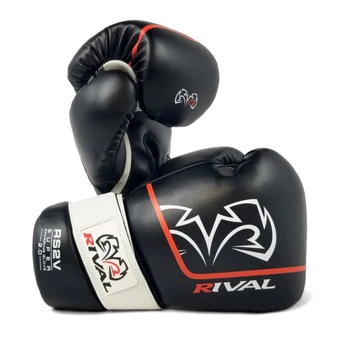 Rival Bokshandschoen RS2V Super Sparring Gloves 2.0 Zwart