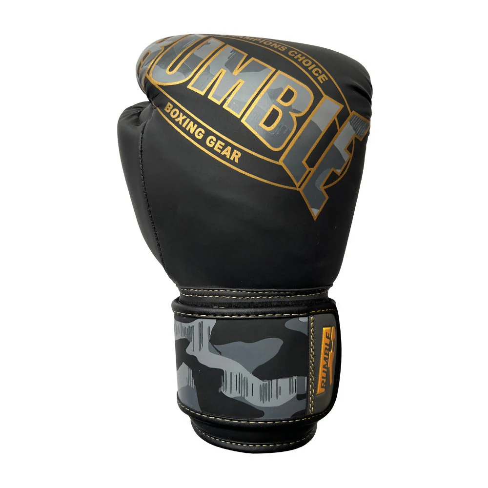 Rumble Bokshandschoenen Kids Camo Black/Gold - Image 3