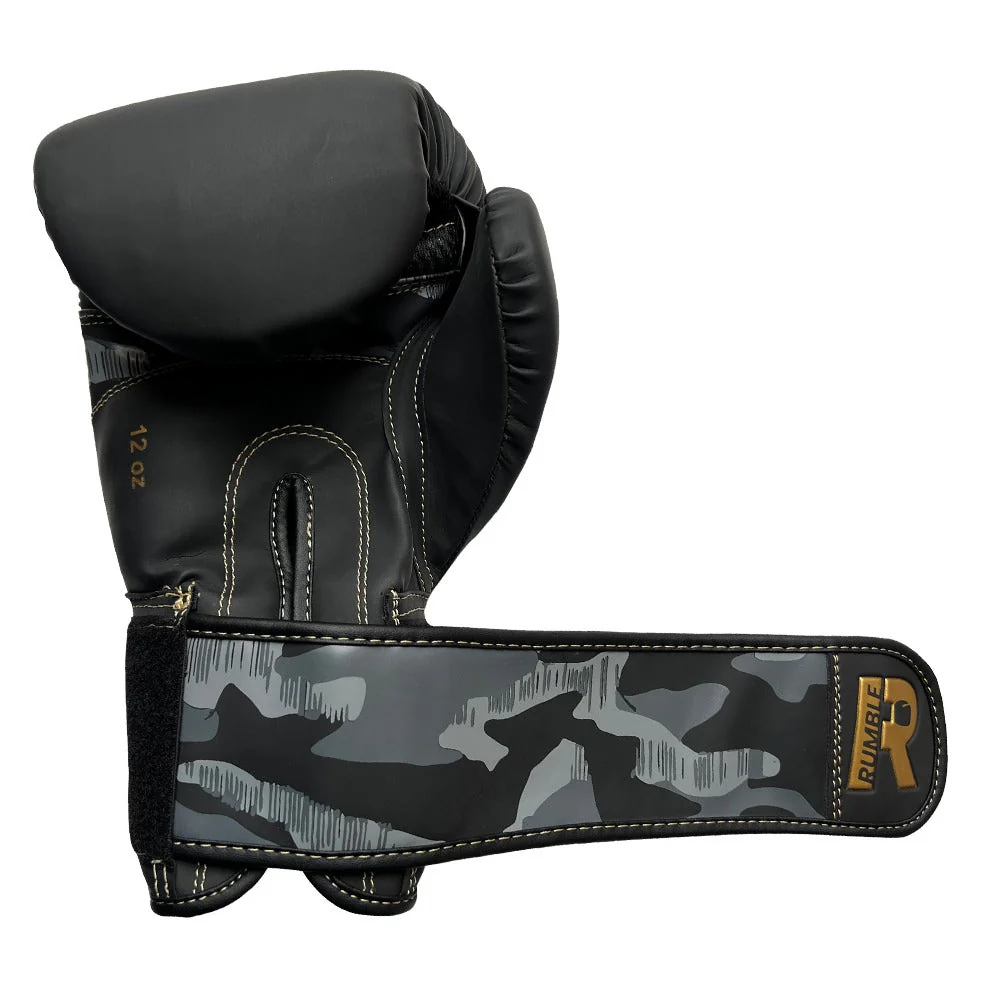 Rumble Bokshandschoenen Kids Camo Black/Gold - Image 7
