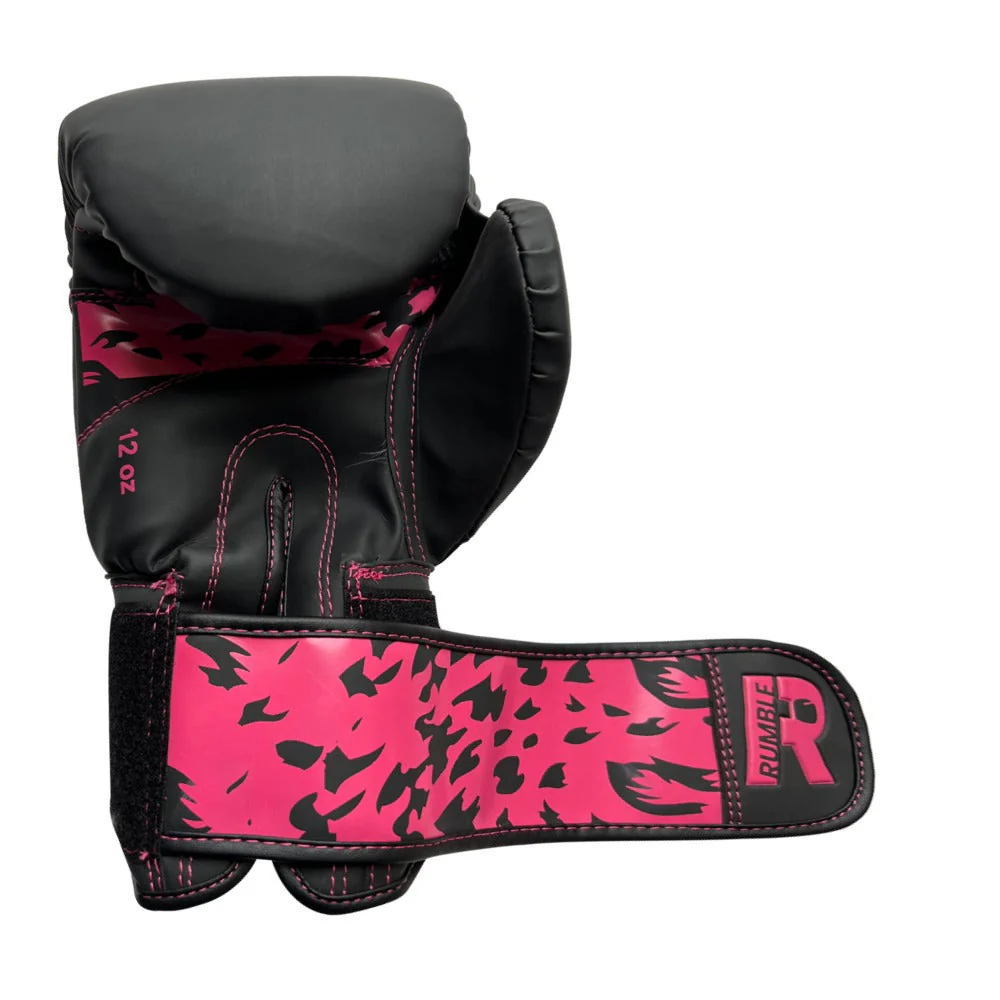 Rumble Bokshandschoenen Kids Camo Black/Pink - Image 5