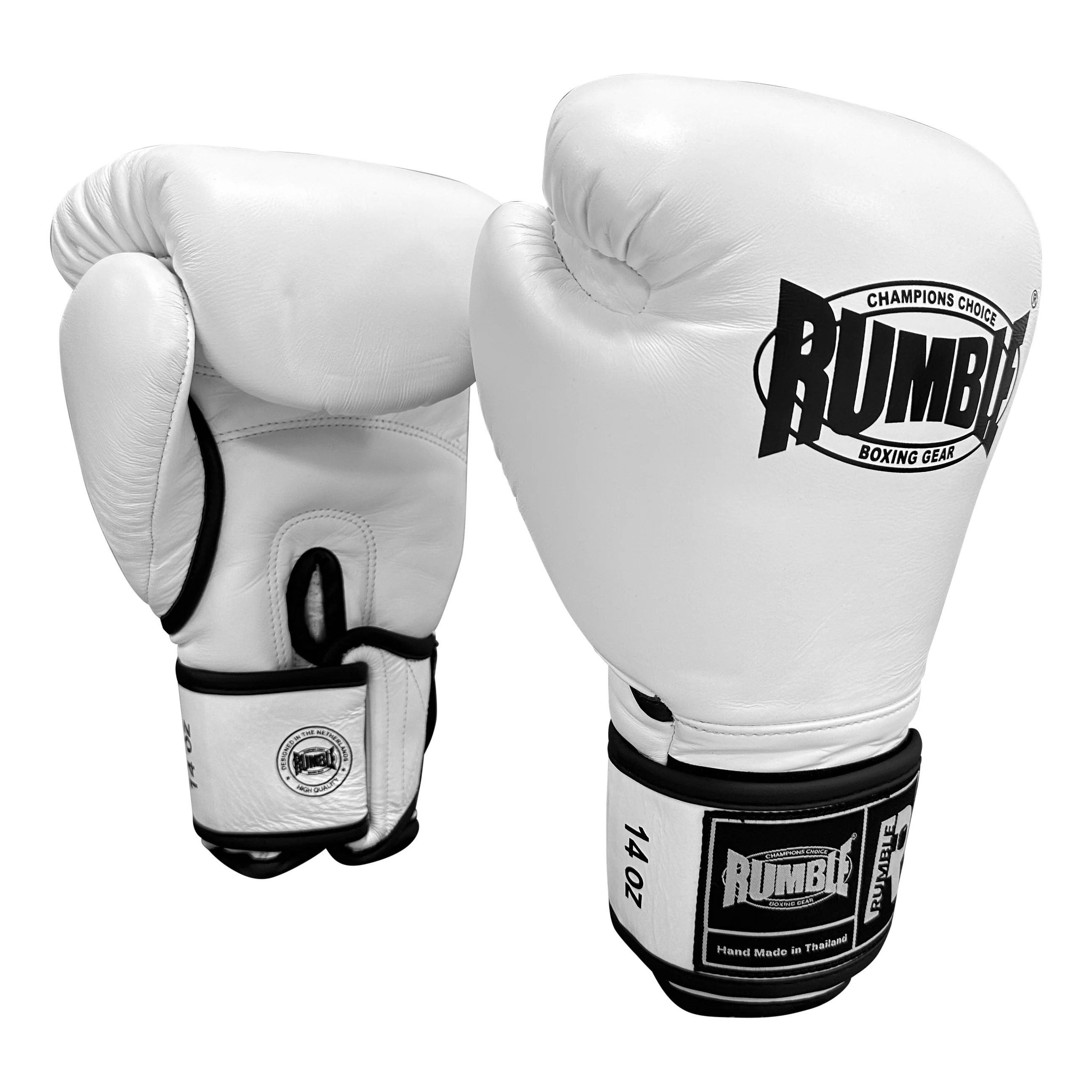 Rumble Bokshandschoenen Exclusive Wit-Zwart 2.0 - Image 2