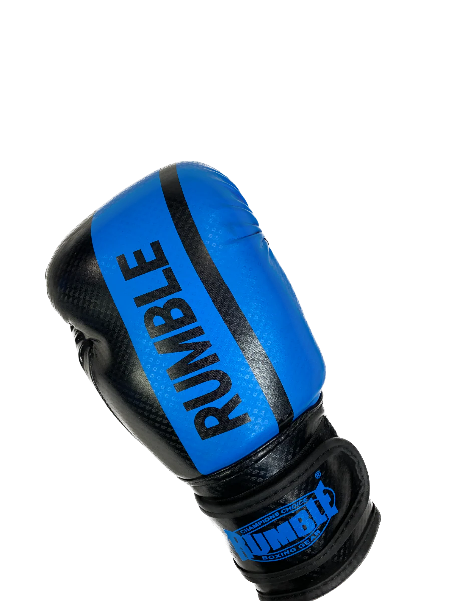 Rumble Bokshandschoenen Junior PU 3.0 Zwart-Blauw - Image 3
