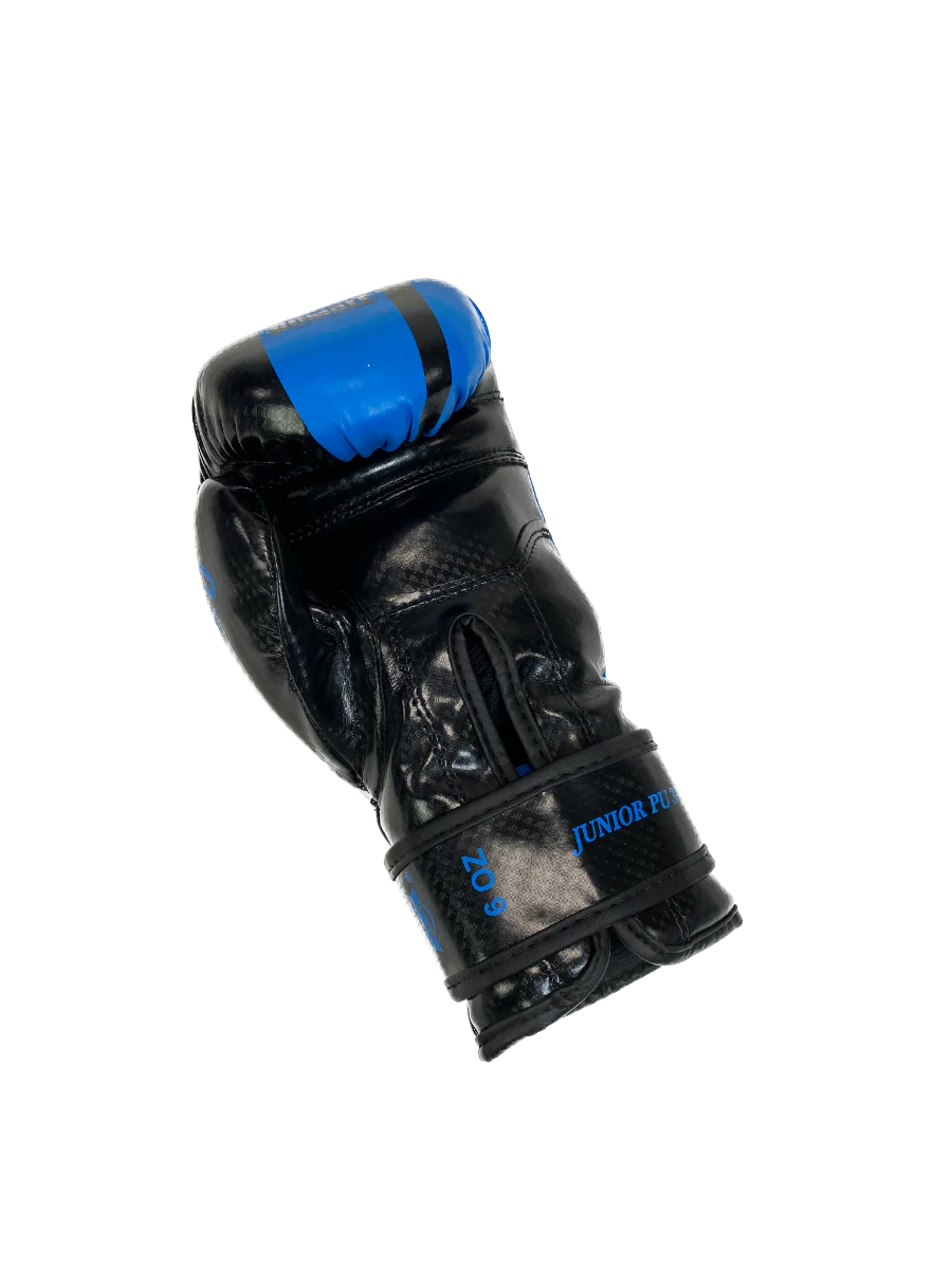 Rumble Bokshandschoenen Junior PU 3.0 Zwart-Blauw - Image 5