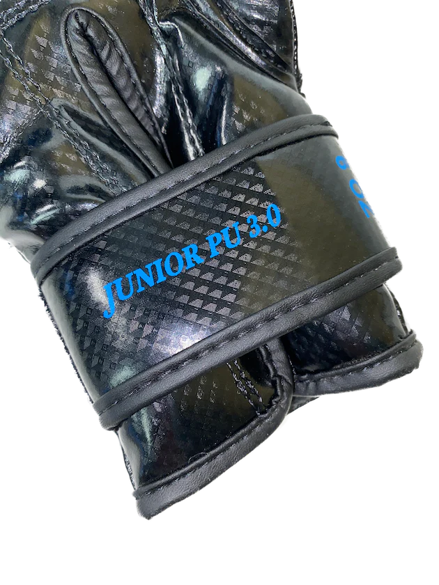Rumble Bokshandschoenen Junior PU 3.0 Zwart-Blauw - Image 7