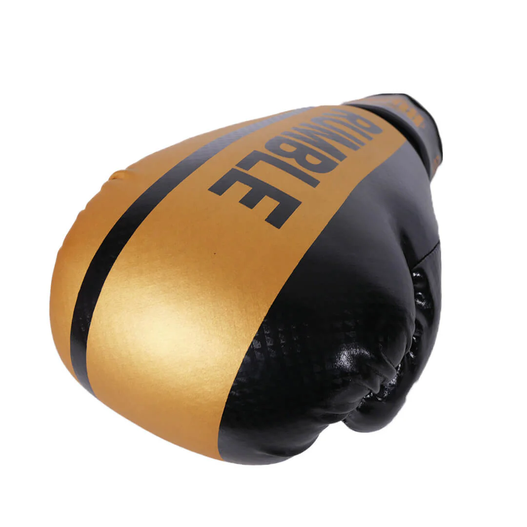 Rumble Bokshandschoenen Junior PU 3.0 Zwart-Goud - Image 4