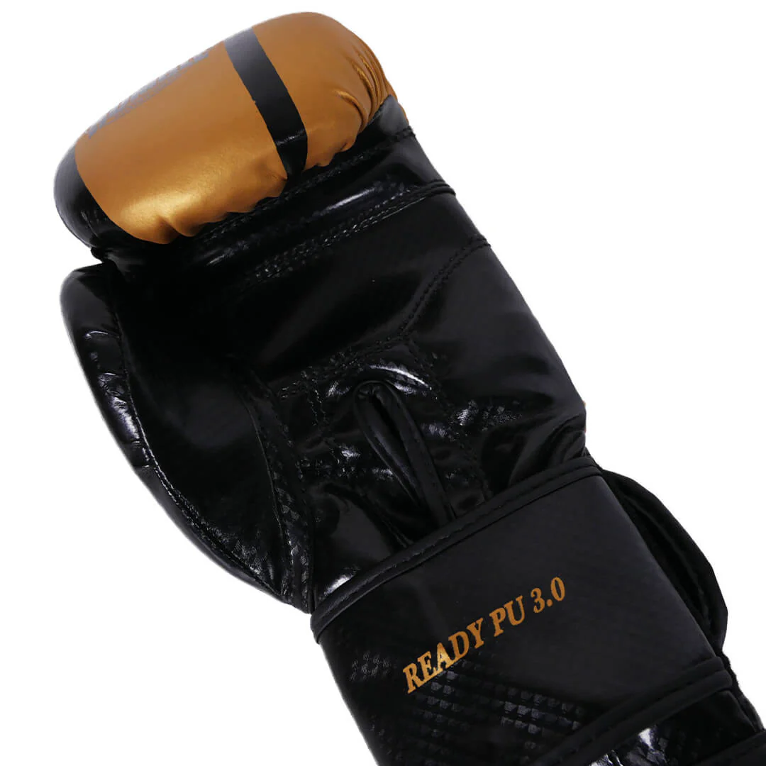 Rumble Bokshandschoenen Junior PU 3.0 Zwart-Goud - Image 5
