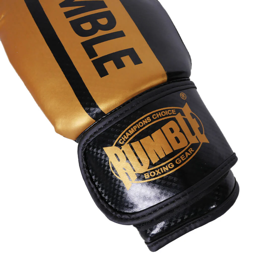 Rumble Bokshandschoenen Junior PU 3.0 Zwart-Goud - Image 6