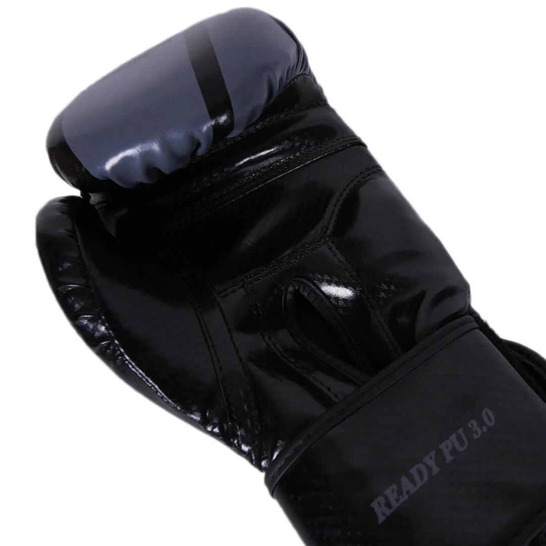 Rumble Bokshandschoenen Junior PU 3.0 Zwart-Grijs - Image 5