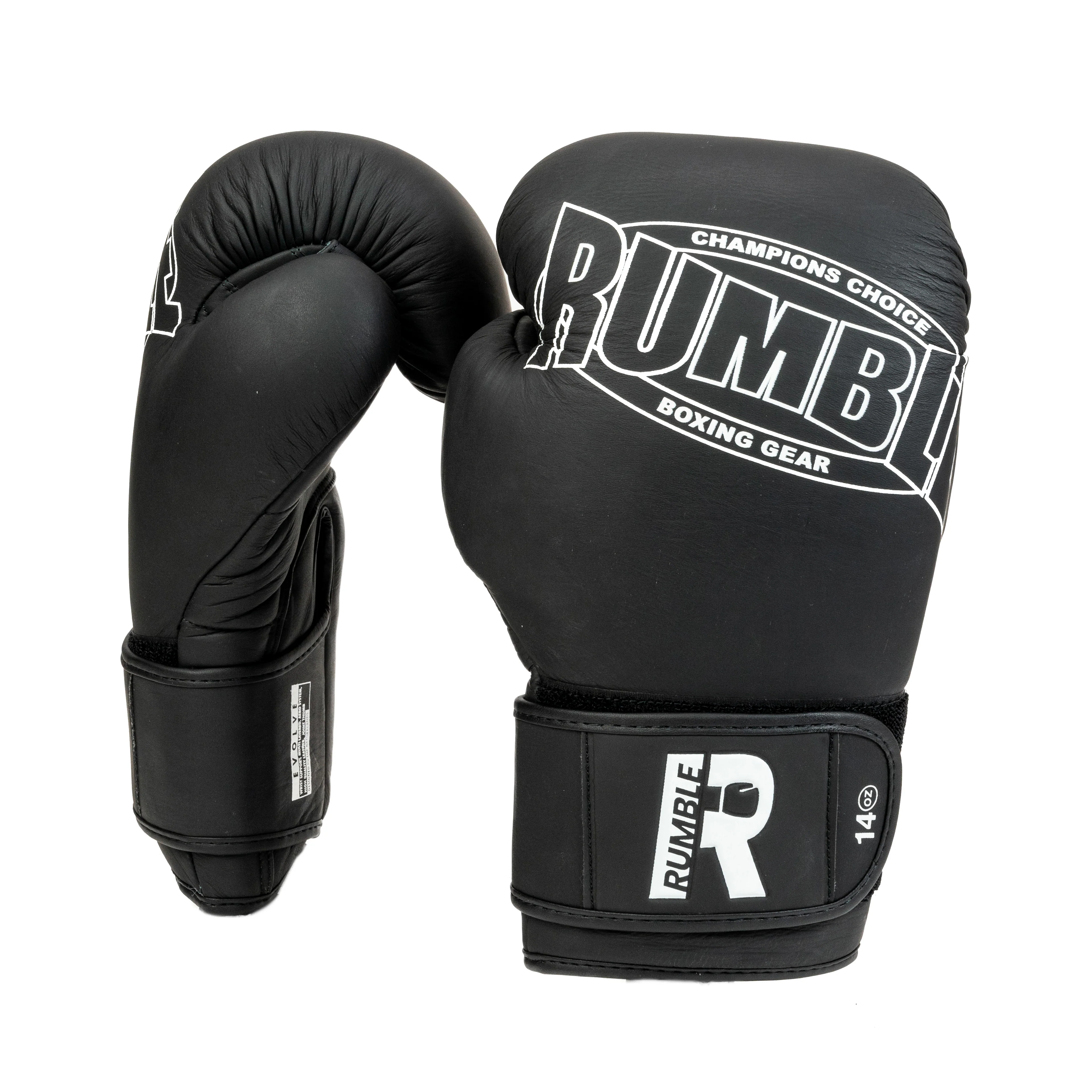 Rumble Bokshandschoenen Leer Evolve Zwart/Wit - Image 2