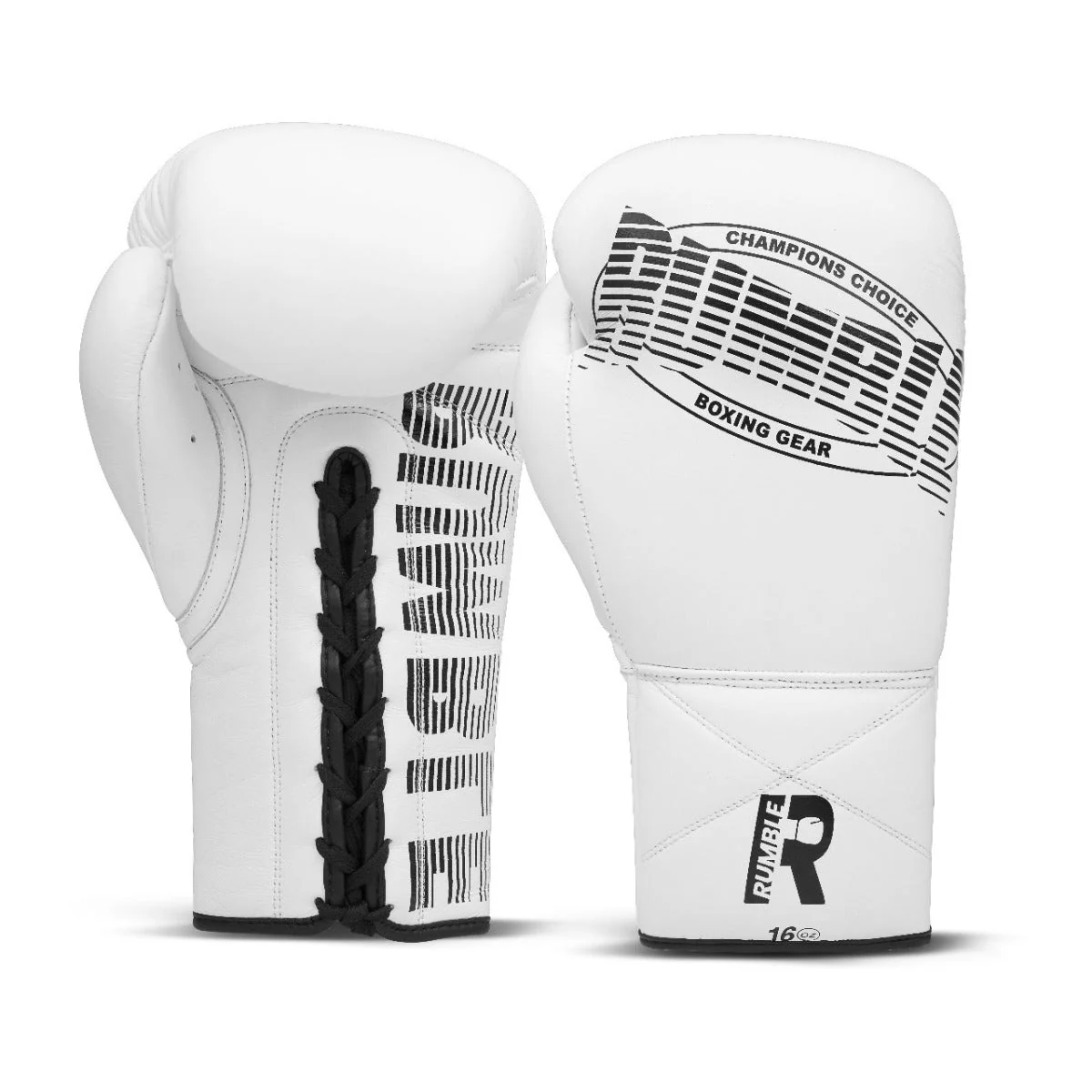 Rumble Bokshandschoenen Leer Laces Wit