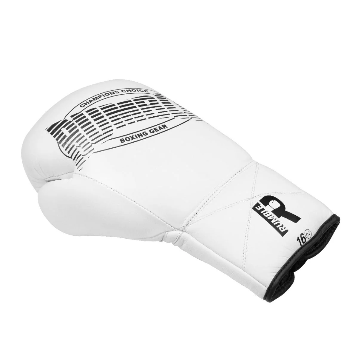 Rumble Bokshandschoenen Leer Laces Wit - Image 4