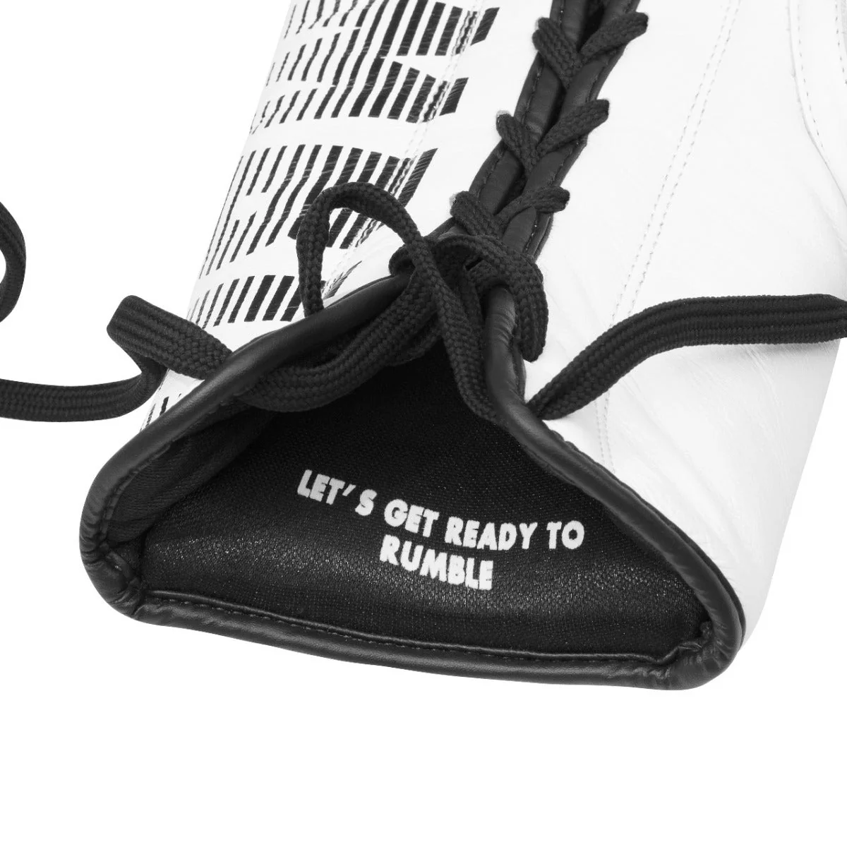 Rumble Bokshandschoenen Leer Laces Wit - Image 5