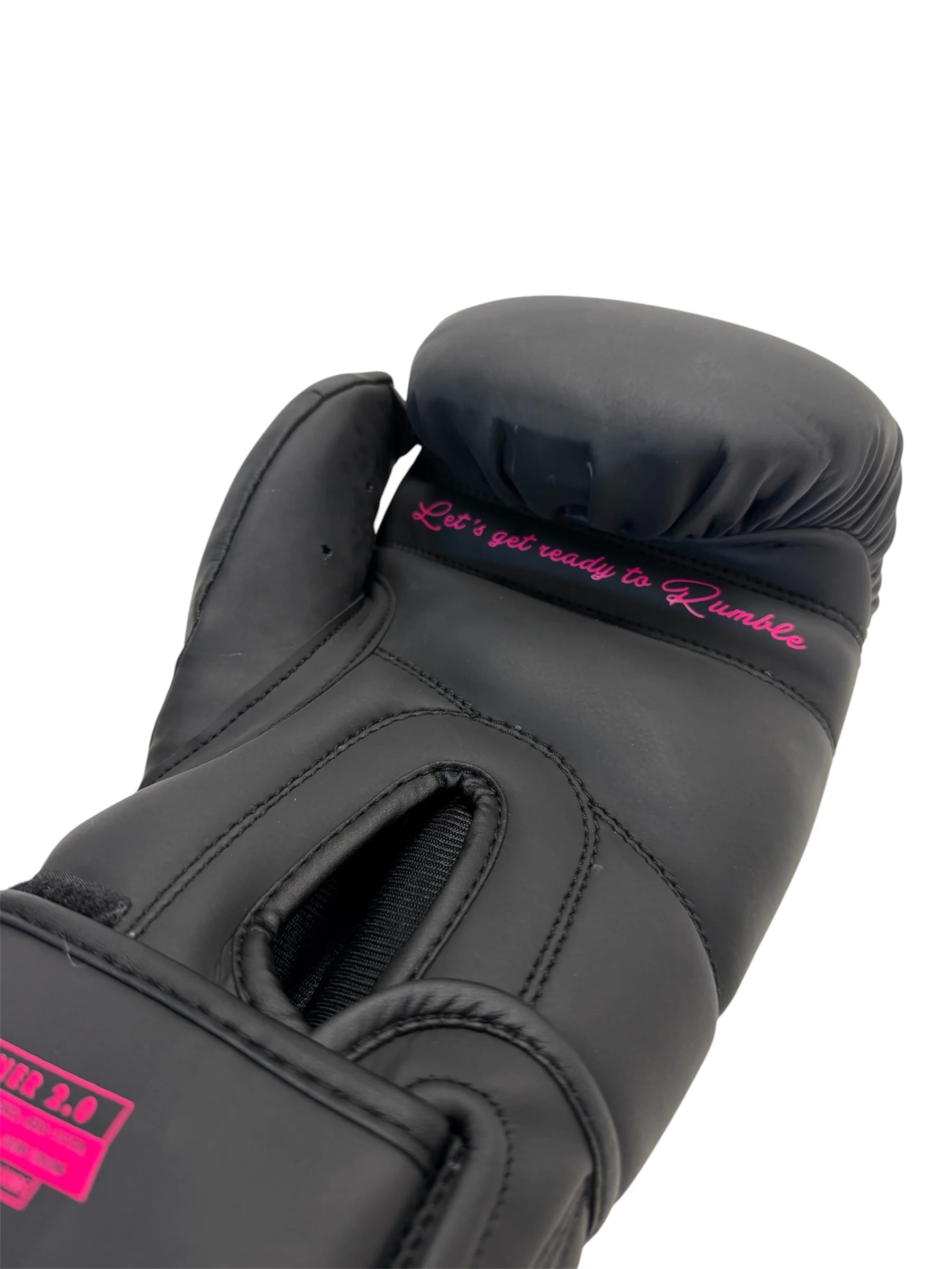 Rumble Bokshandschoenen PU Beginner 2.0 Zwart/Roze - Image 4
