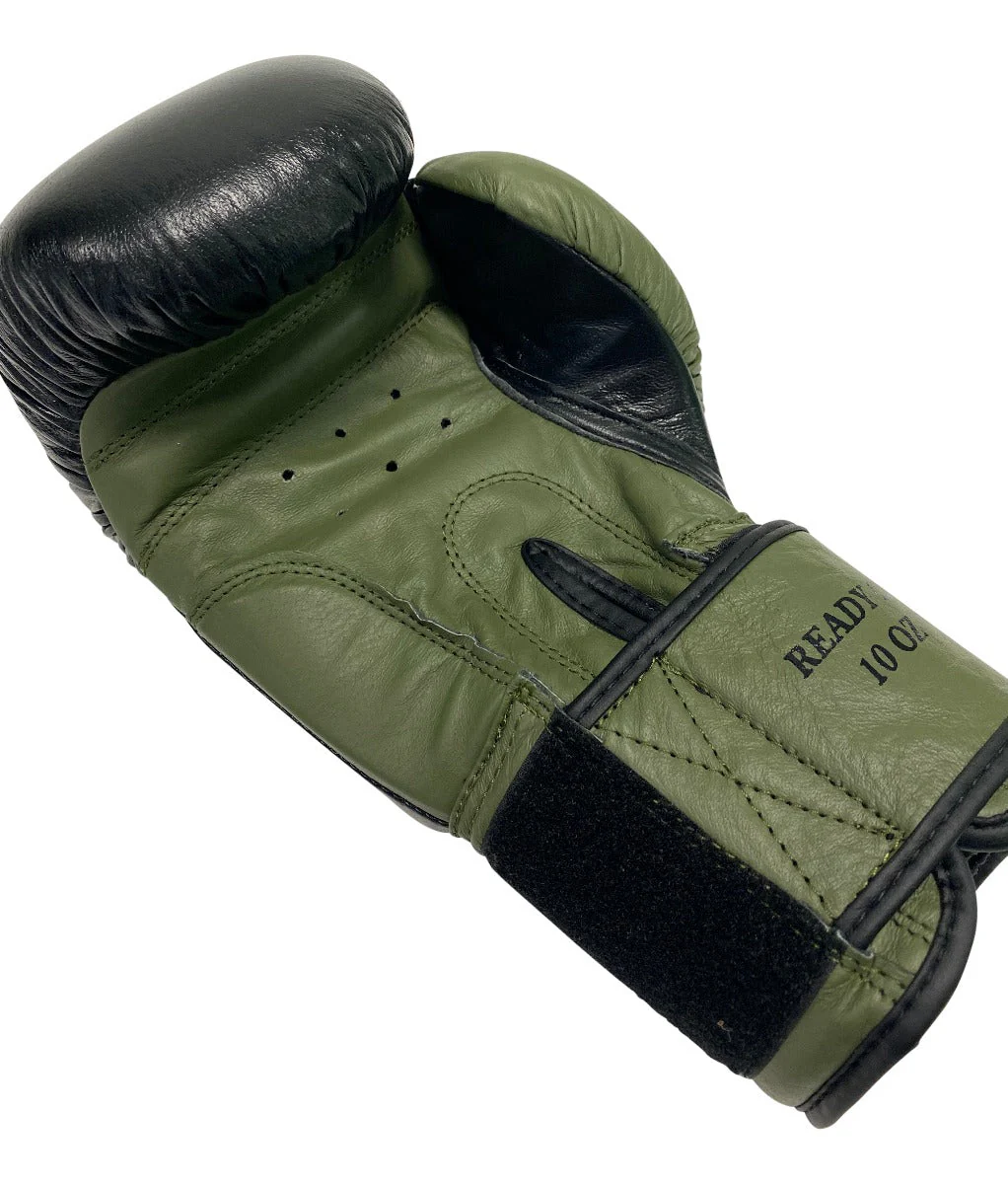Rumble Bokshandschoenen Ready 2.0 Leer Zwart-Army - Image 6