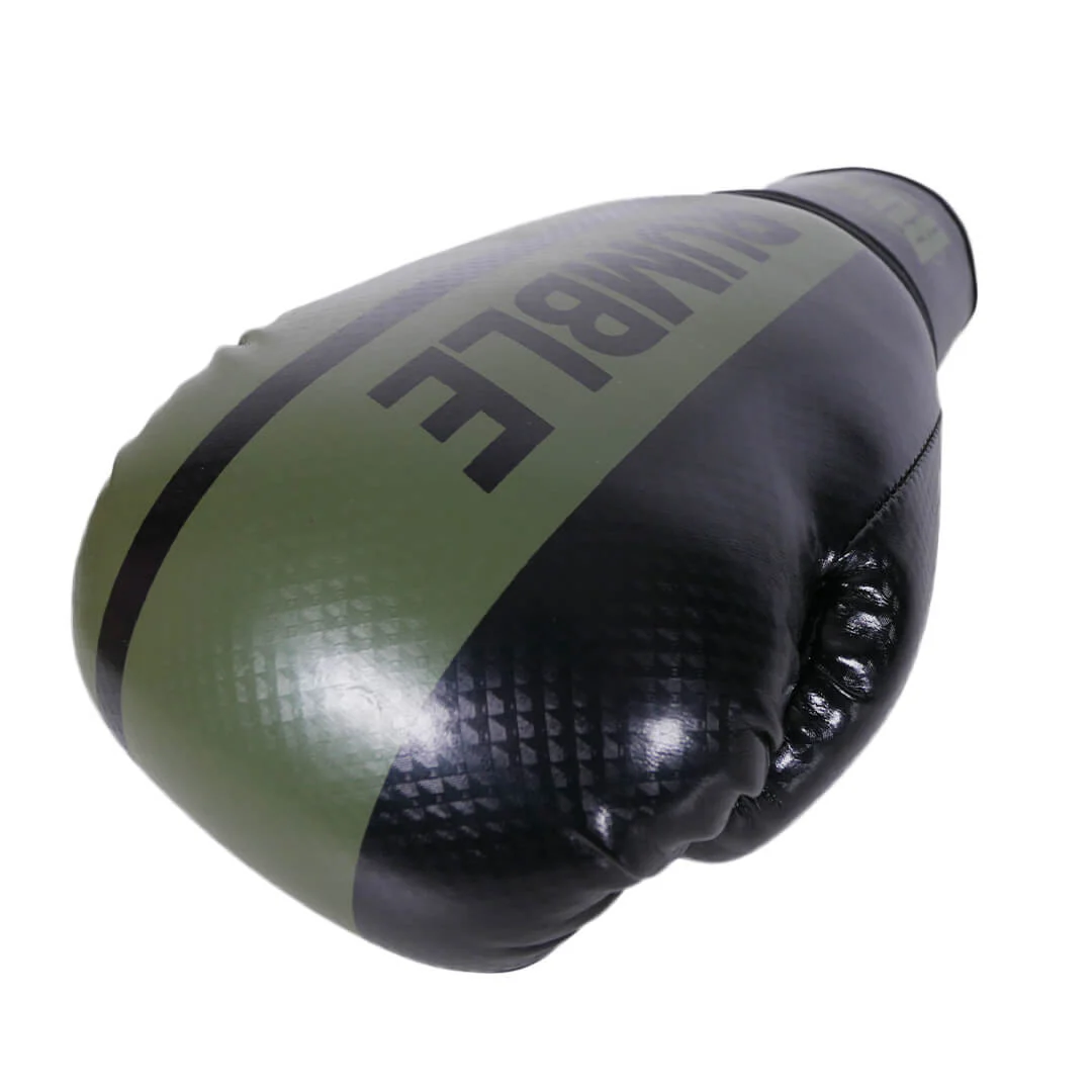 Rumble Bokshandschoenen Ready PU 3.0 Zwart-Army Green - Image 4