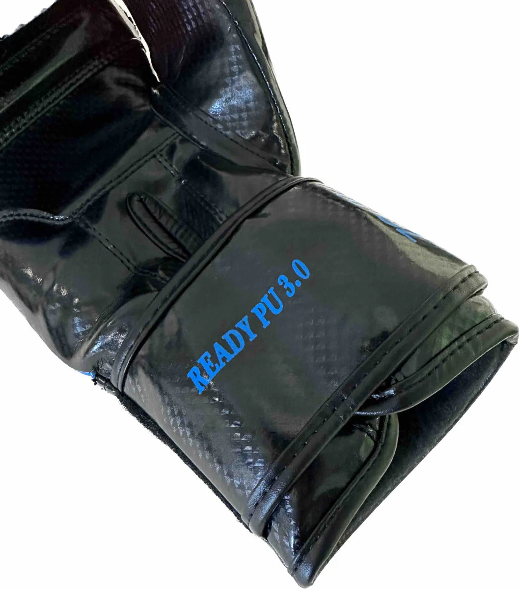 Rumble Bokshandschoenen Ready PU 3.0 Zwart-Blauw - Image 5