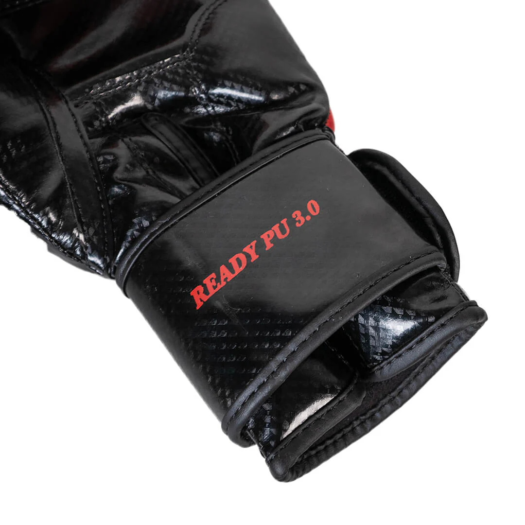 Rumble Bokshandschoenen  Ready PU 3.0 Zwart-Rood - Image 8
