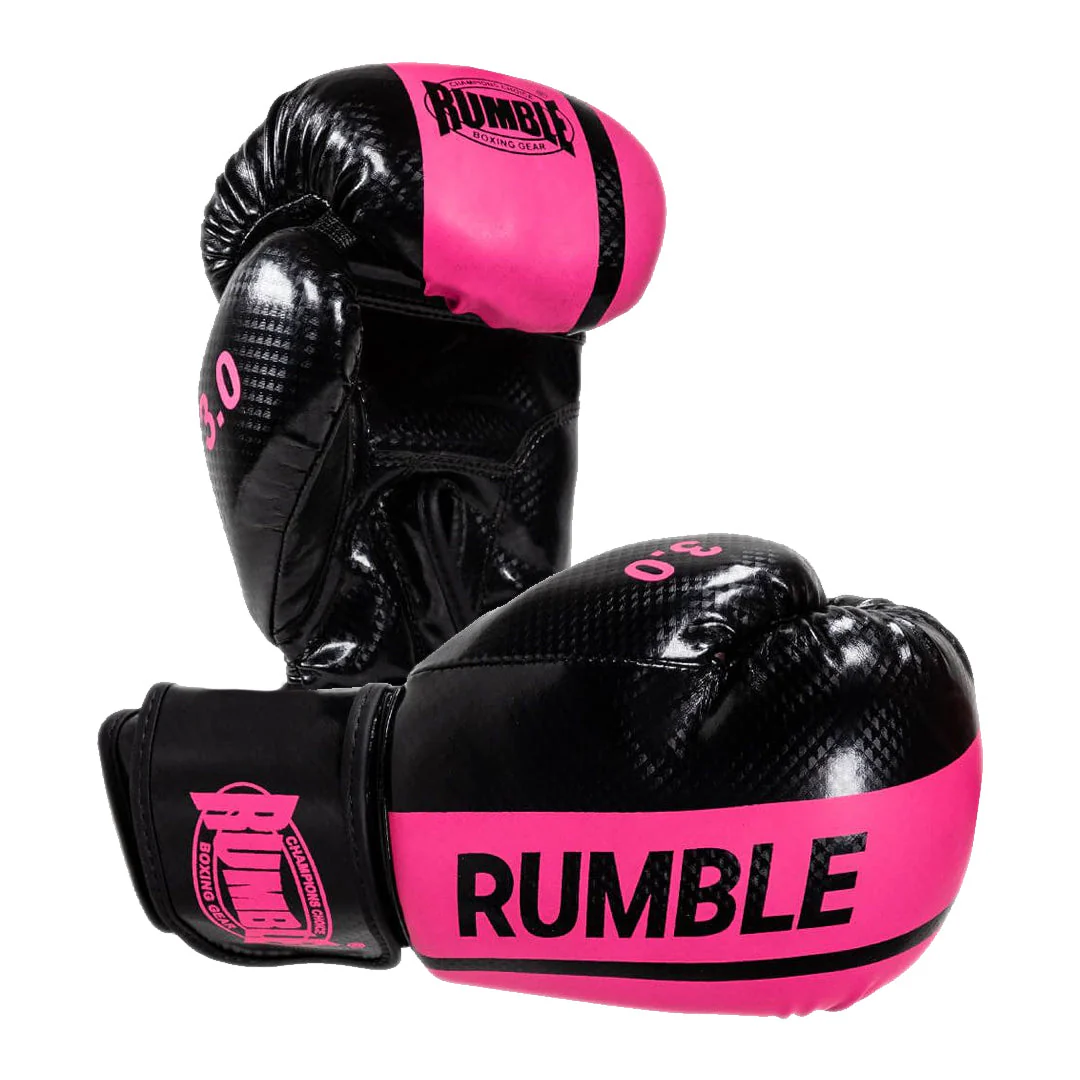 Rumble Bokshandschoenen  Ready PU 3.0 Zwart-Roze
