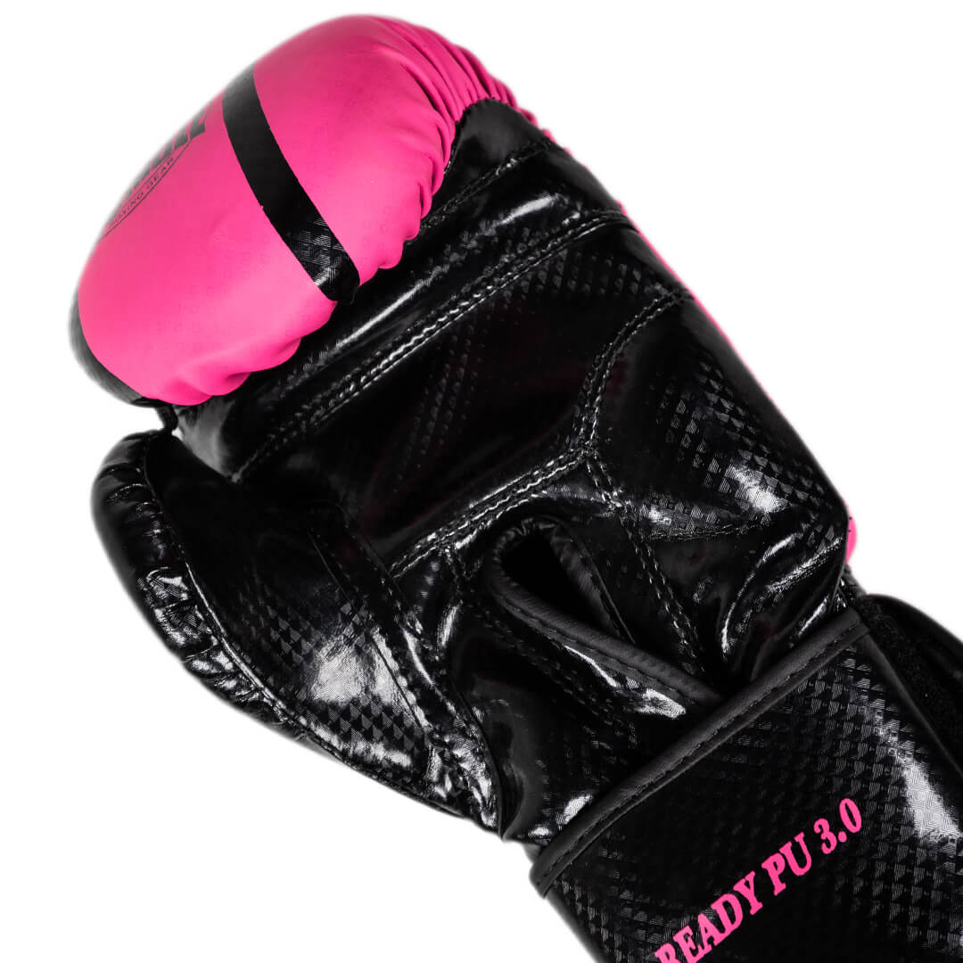 Rumble Bokshandschoenen  Ready PU 3.0 Zwart-Roze - Image 5