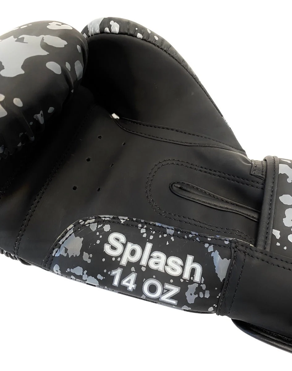 Rumble Bokshandschoenen Splash Zwart/Grijs - Image 4