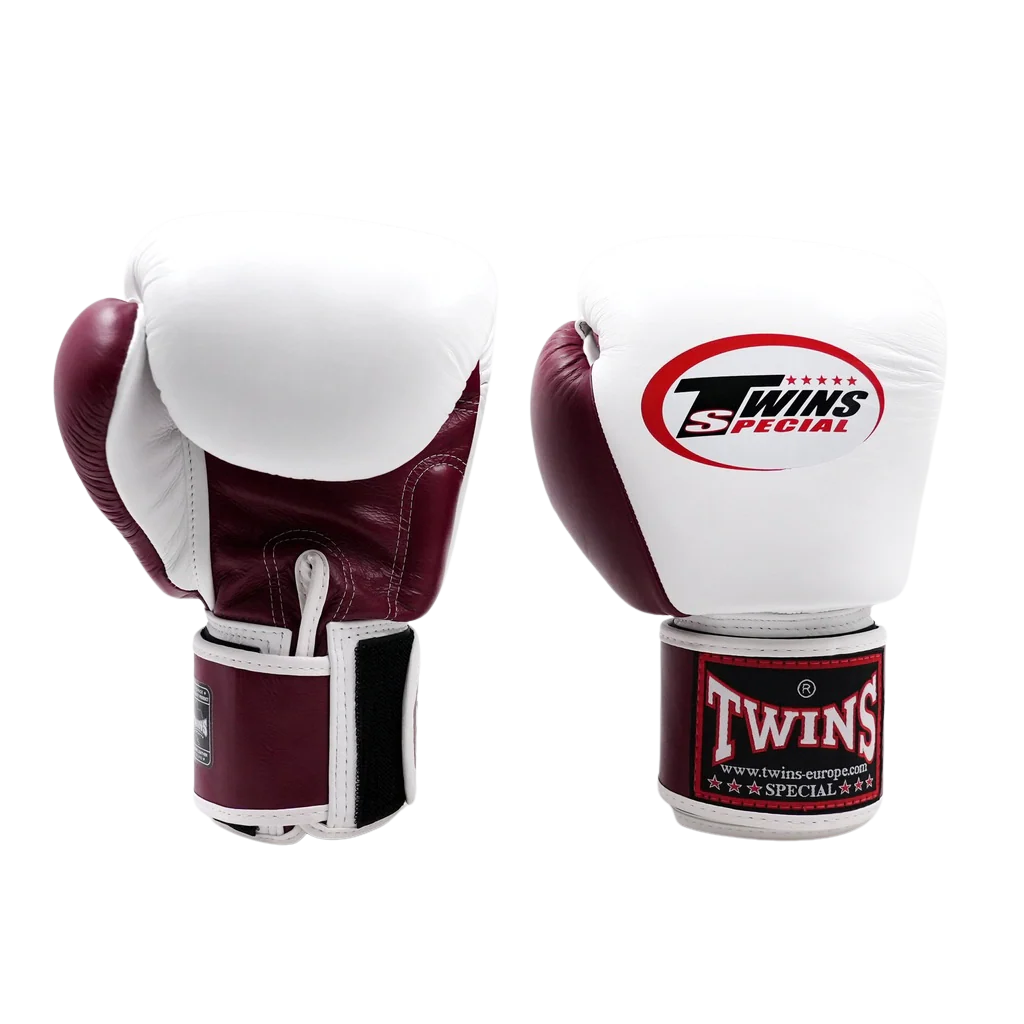 Twins Bokshandschoenen BGVL 3 Wit/Maroon